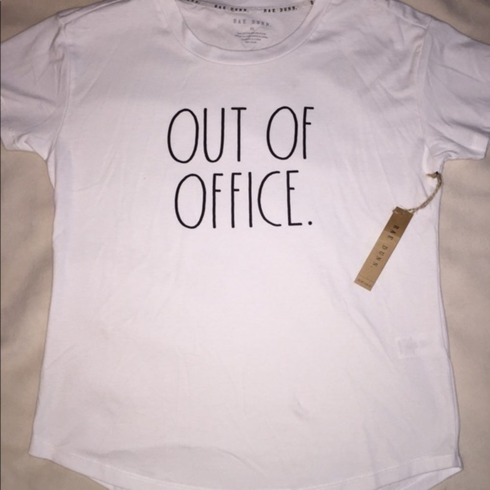 NWT Rae Dunn OUT OF OFFICE Shirt‎